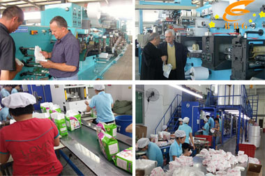 baby diapers production line